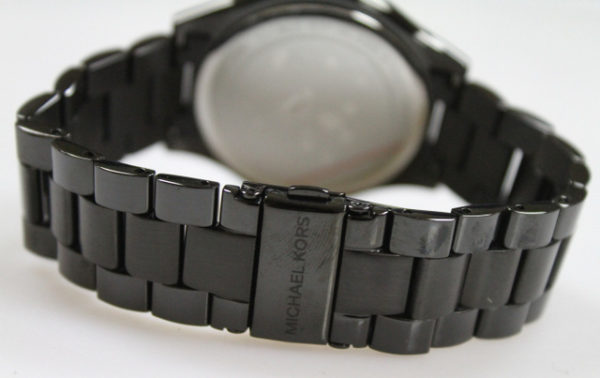 Michael Kors (MK3221) Women's Slim Runway Black-Tone Stainless Steel Watch